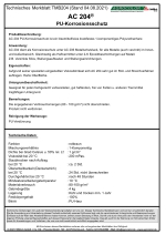 Technisches Datenblatt AC204